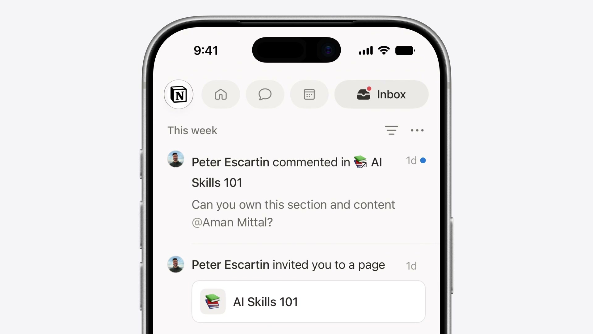 Notion SwiftUI Transition